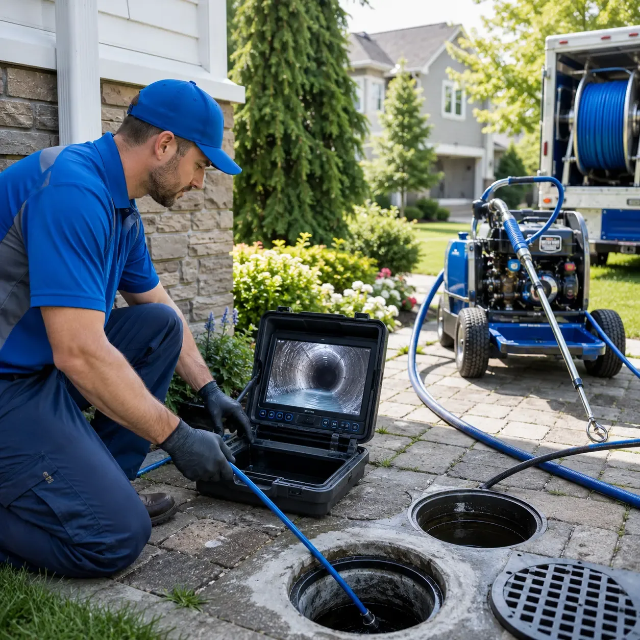 Outdoor drain cleaning professionals serving Ahoskie, NC